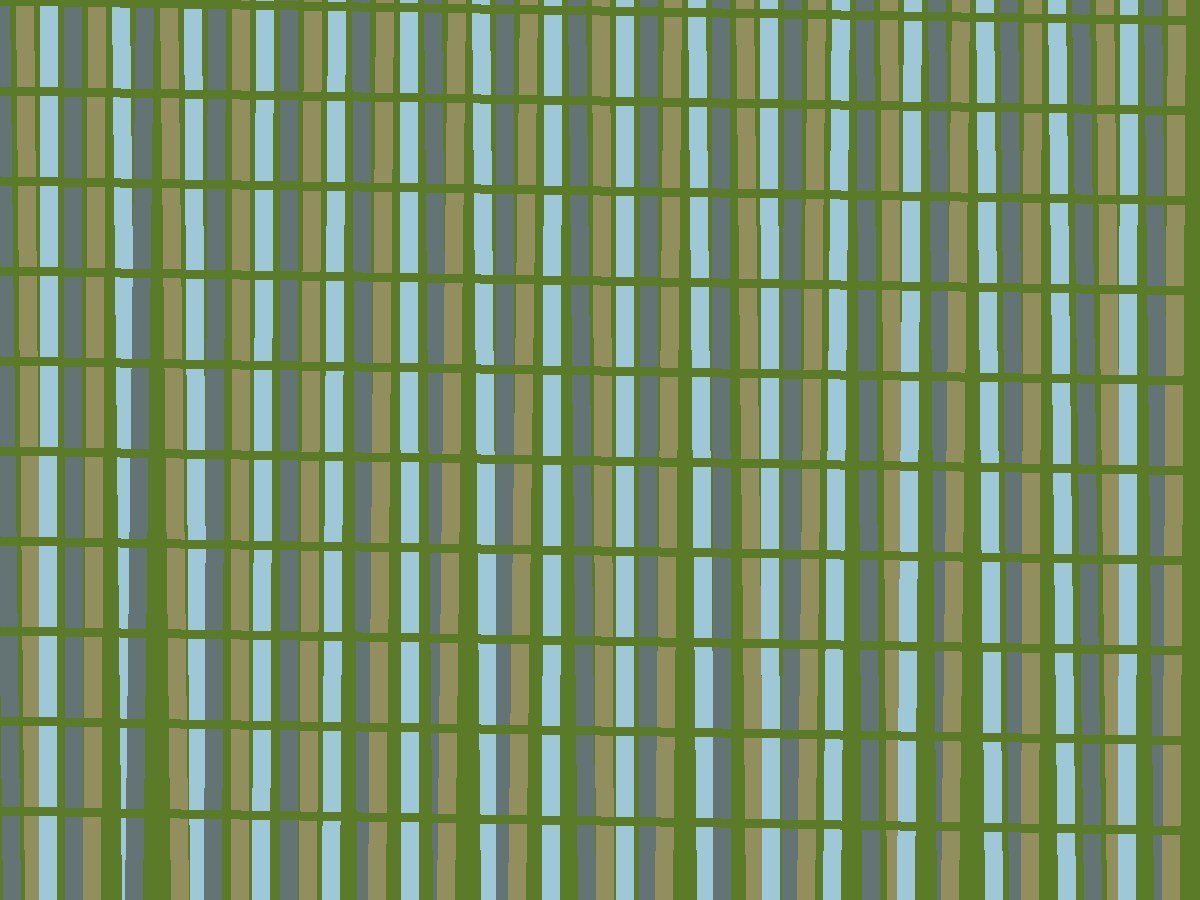 Plant hanger in natural cotton: a drawn cords pattern